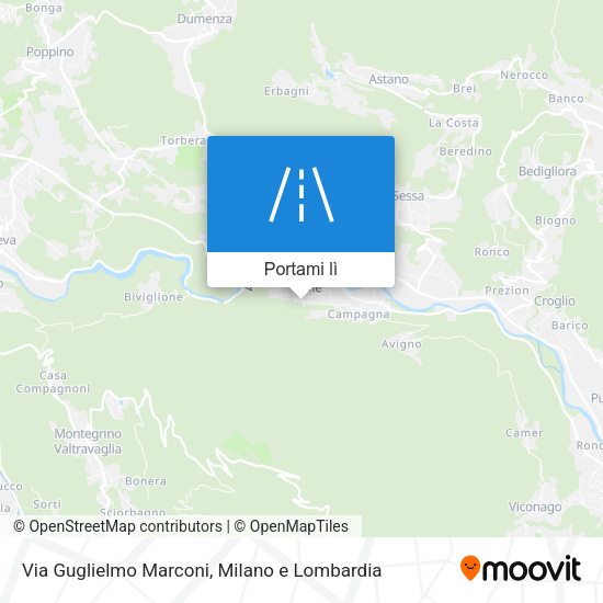 Mappa Via Guglielmo Marconi