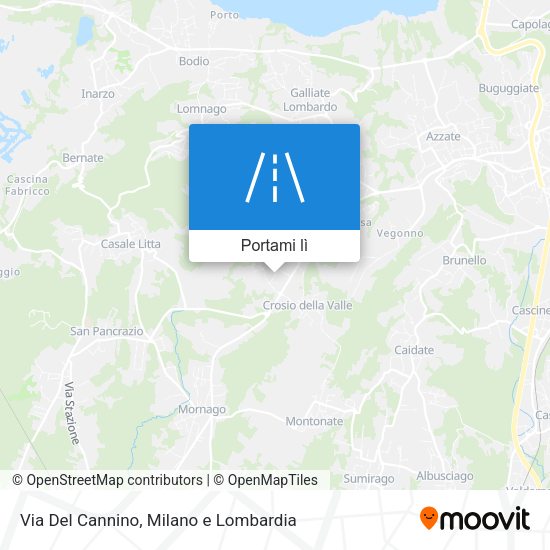 Mappa Via Del Cannino