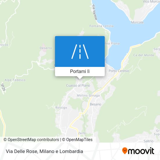 Mappa Via Delle Rose
