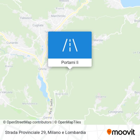 Mappa Strada Provinciale 29