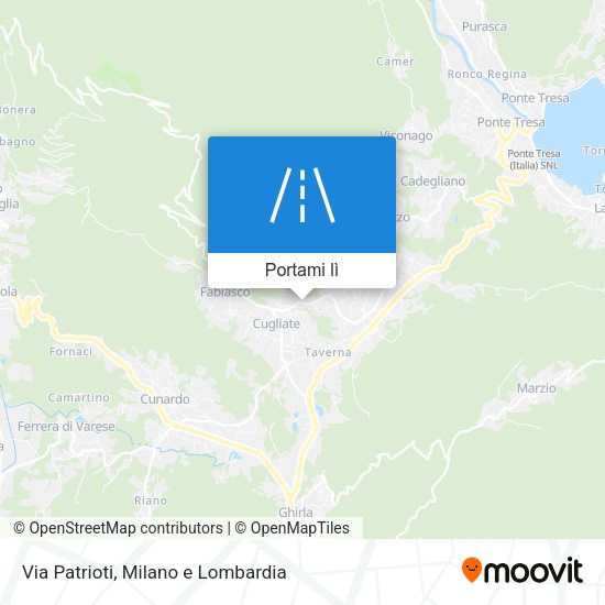 Mappa Via Patrioti