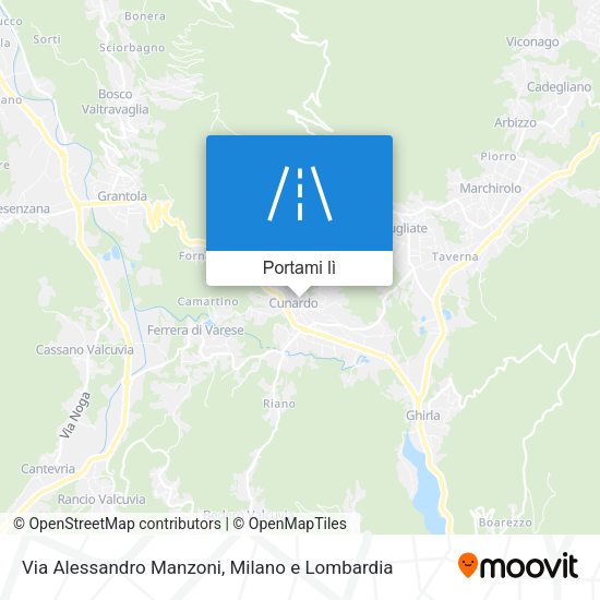 Mappa Via Alessandro Manzoni