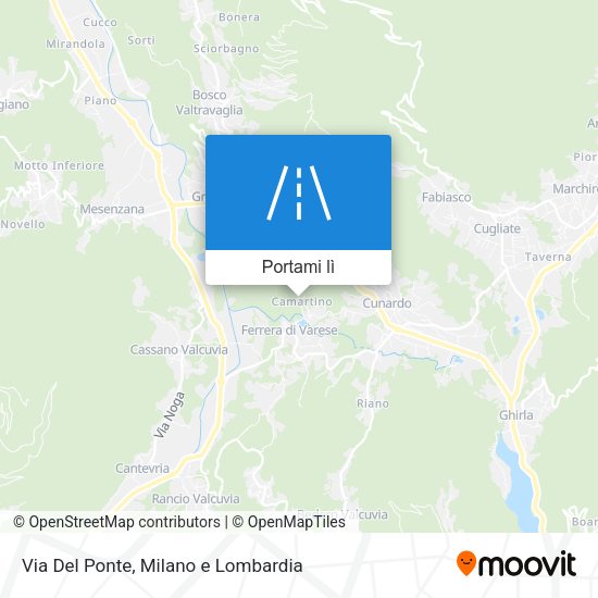 Mappa Via Del Ponte