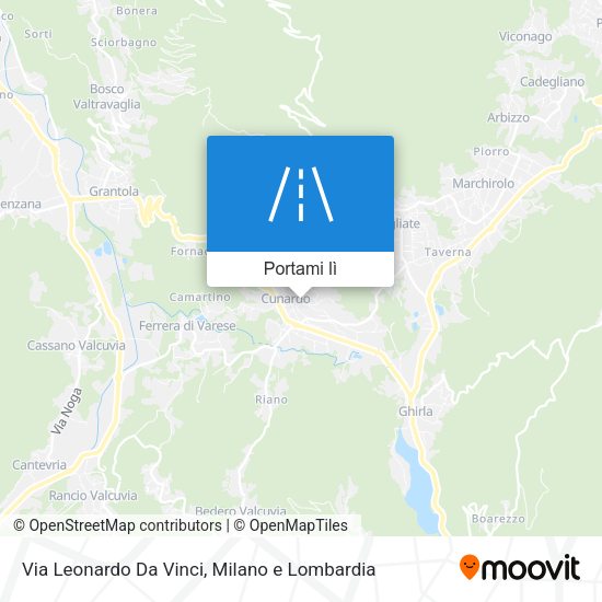 Mappa Via Leonardo Da Vinci