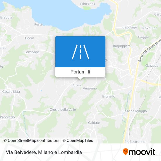 Mappa Via Belvedere