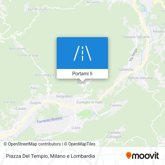 Mappa Piazza Del Tempio