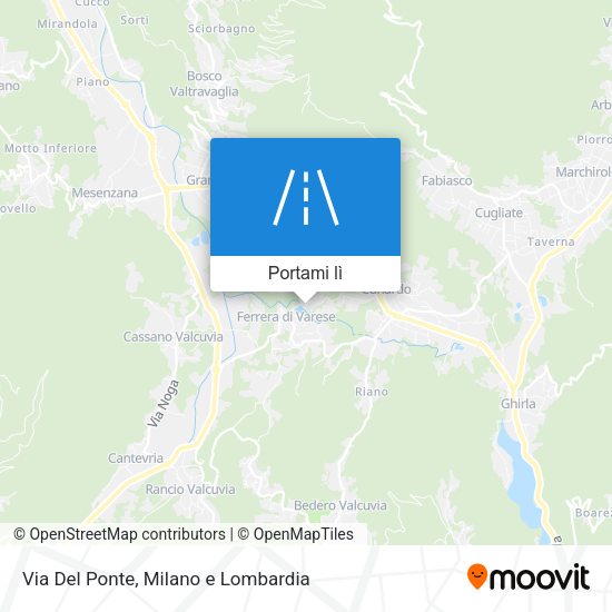 Mappa Via Del Ponte