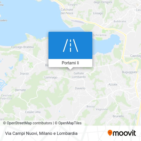 Mappa Via Campi Nuovi