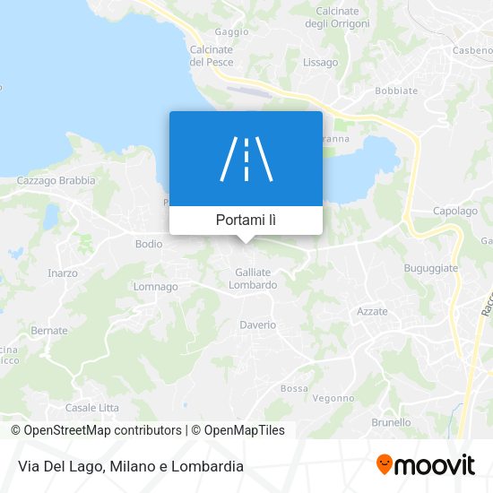 Mappa Via Del Lago