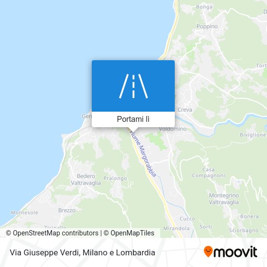 Mappa Via Giuseppe Verdi