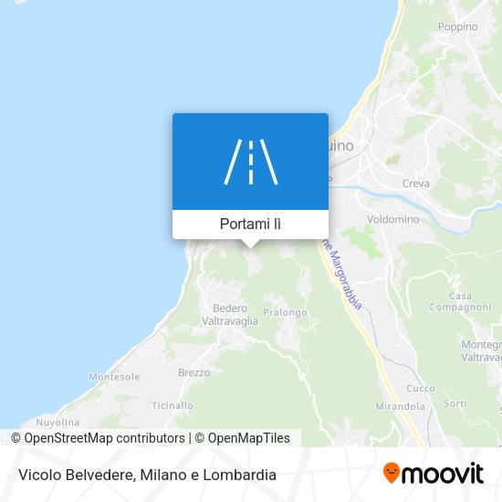 Mappa Vicolo Belvedere