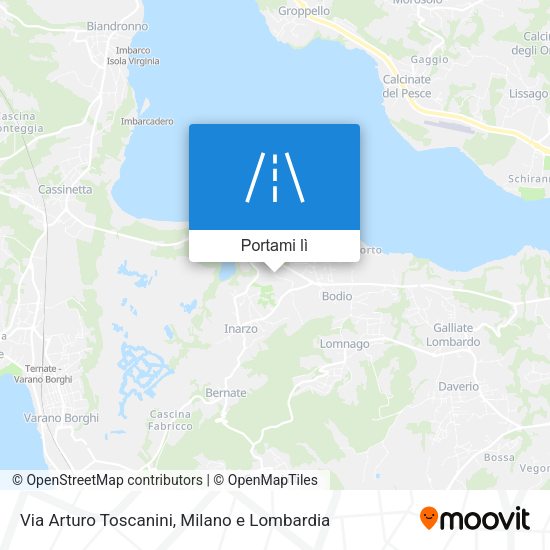 Mappa Via Arturo Toscanini