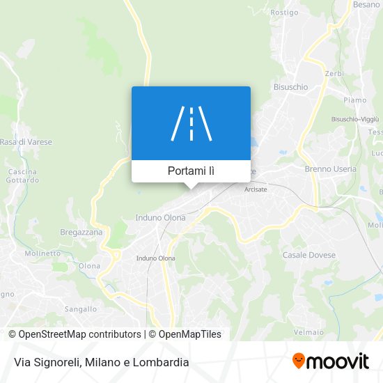 Mappa Via Signoreli
