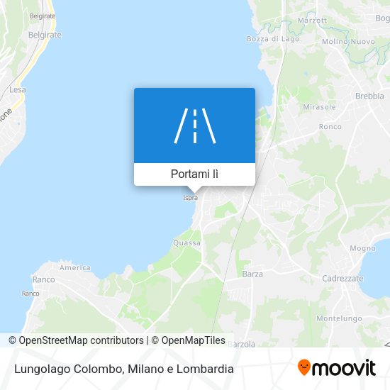 Mappa Lungolago Colombo