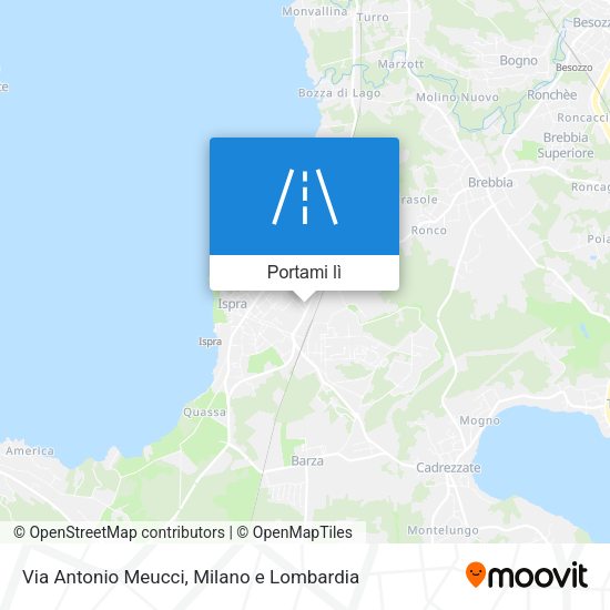 Mappa Via Antonio Meucci