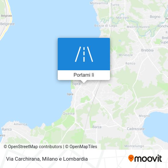 Mappa Via Carchirana