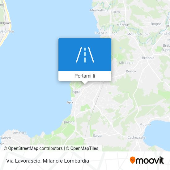Mappa Via Lavorascio