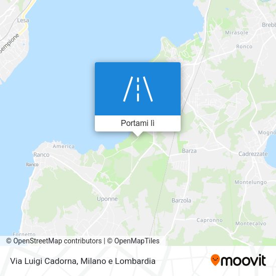 Mappa Via Luigi Cadorna