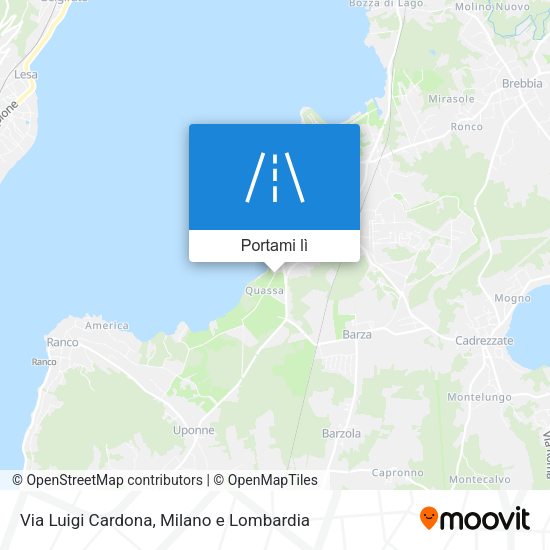 Mappa Via Luigi Cardona