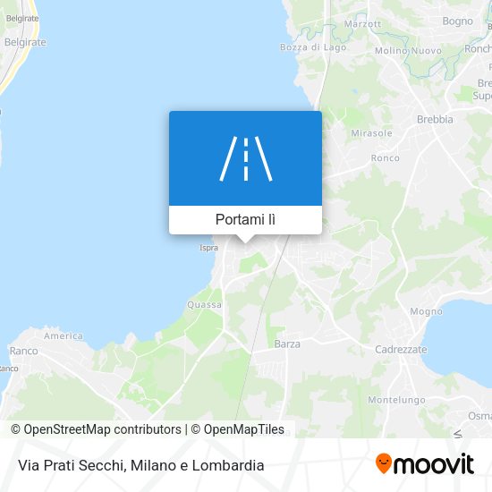 Mappa Via Prati Secchi
