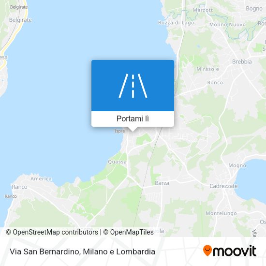 Mappa Via San Bernardino