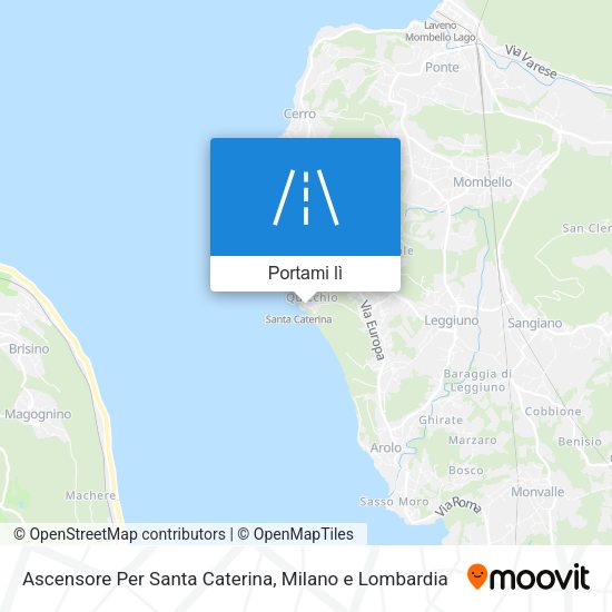 Mappa Ascensore Per Santa Caterina