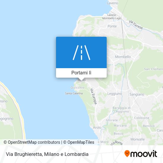 Mappa Via Brughieretta