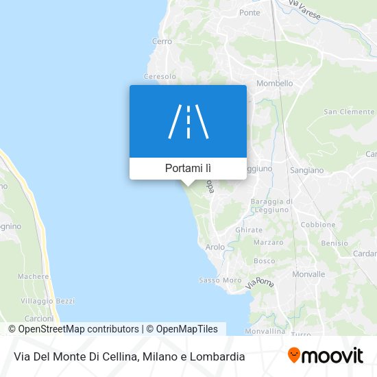 Mappa Via Del Monte Di Cellina