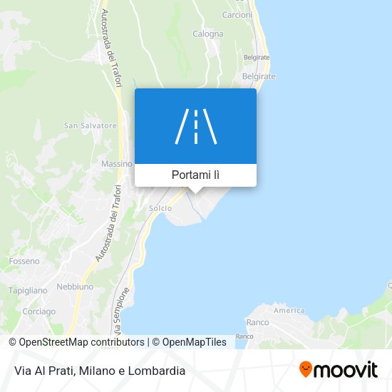 Mappa Via Al Prati