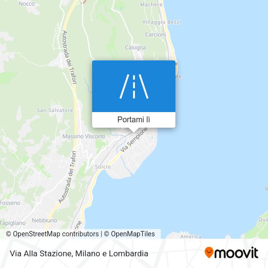 Mappa Via Alla Stazione