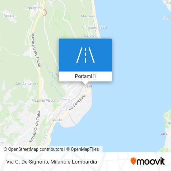 Mappa Via G. De Signoris