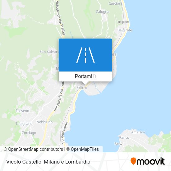 Mappa Vicolo Castello