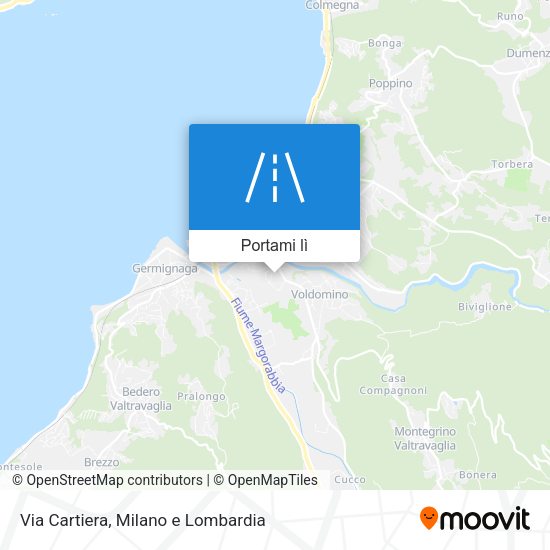 Mappa Via Cartiera