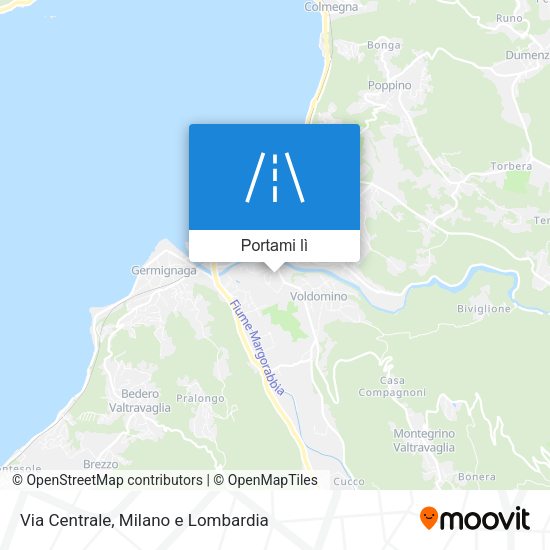 Mappa Via Centrale