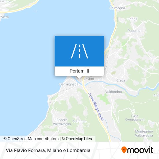 Mappa Via Flavio Fornara