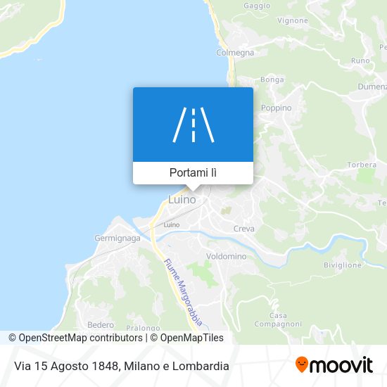 Mappa Via 15 Agosto 1848