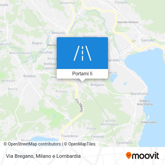 Mappa Via Bregano