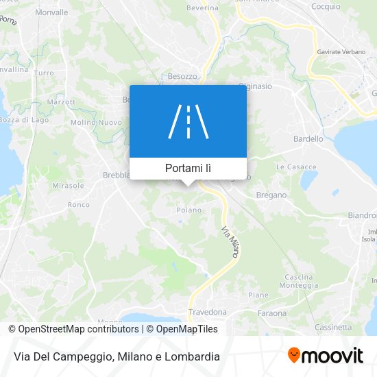 Mappa Via Del Campeggio