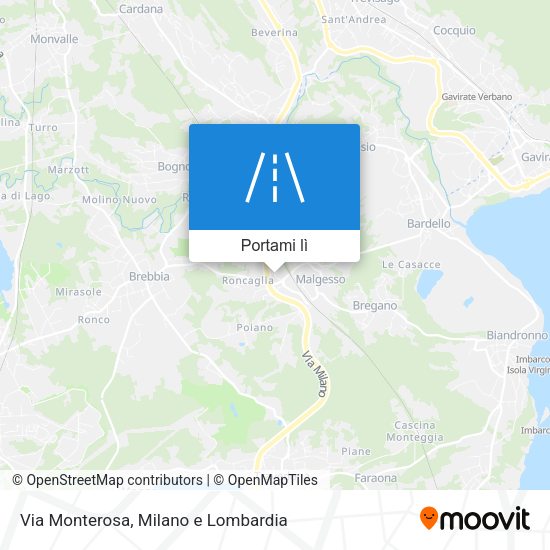 Mappa Via Monterosa