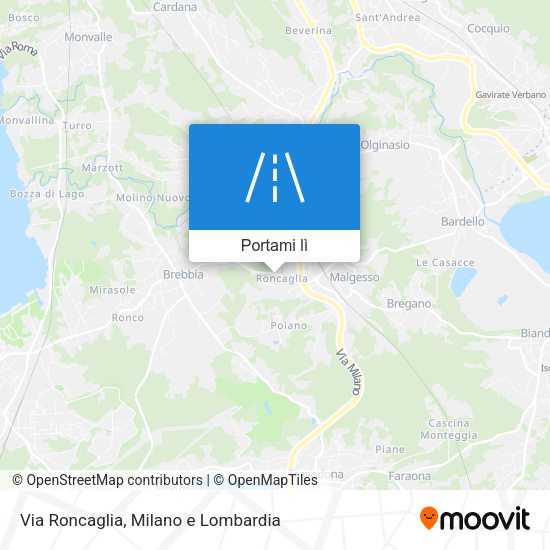 Mappa Via Roncaglia