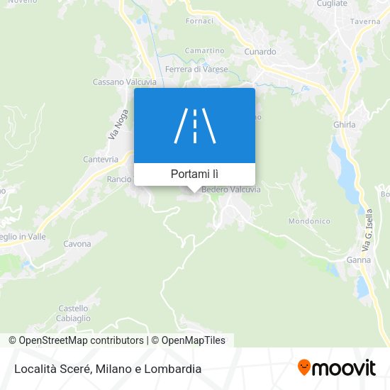 Mappa Località Sceré