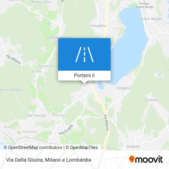 Mappa Via Della Giusta