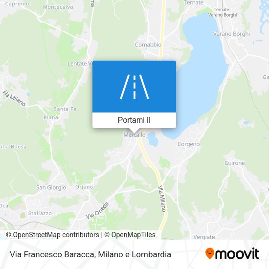 Mappa Via Francesco Baracca