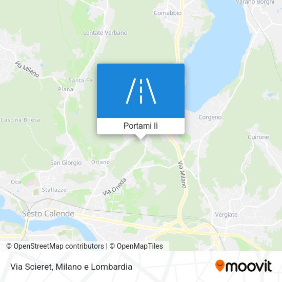 Mappa Via Scieret