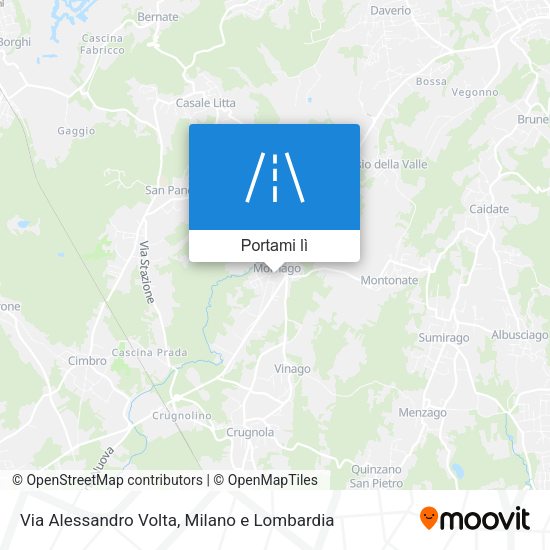 Mappa Via Alessandro Volta