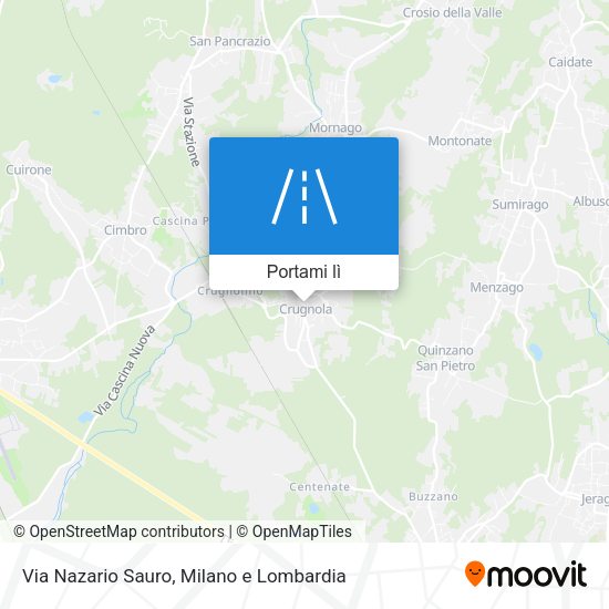 Mappa Via Nazario Sauro