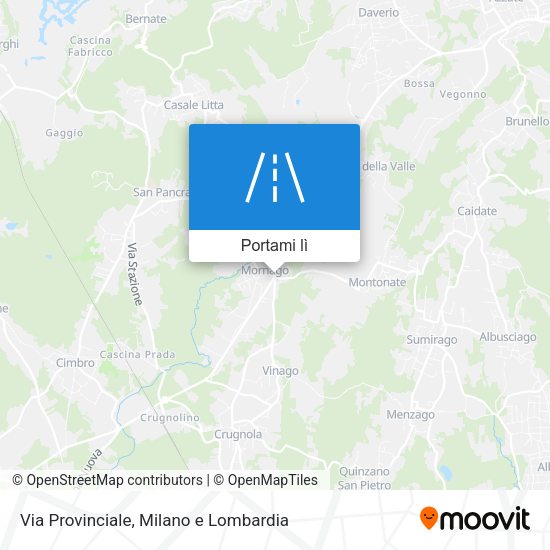 Mappa Via Provinciale