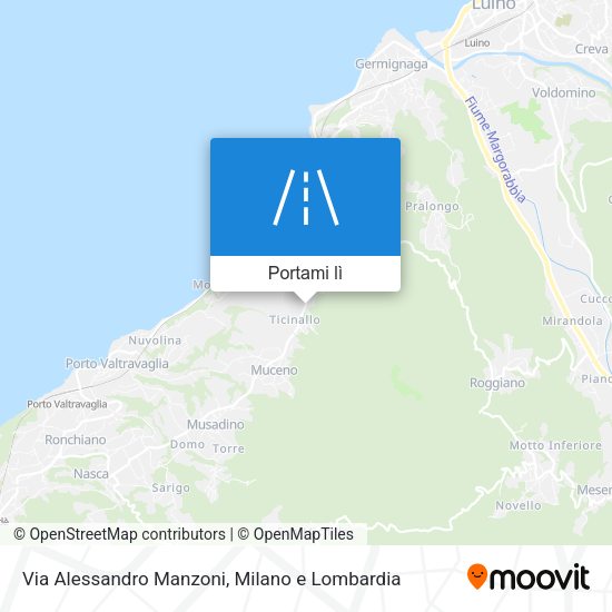 Mappa Via Alessandro Manzoni