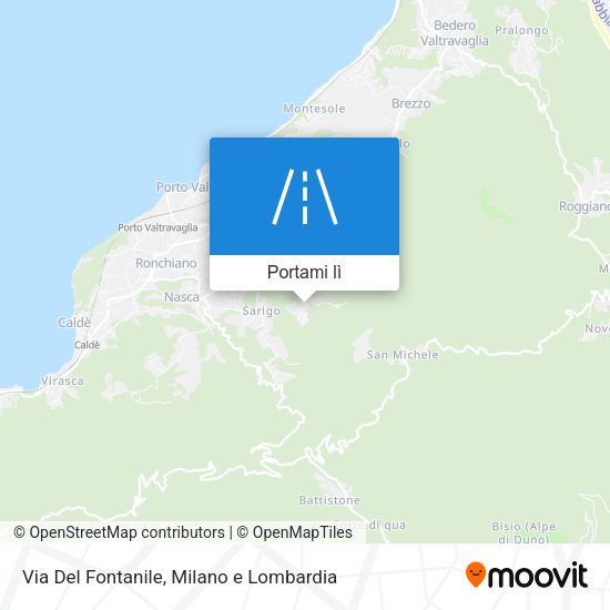 Mappa Via Del Fontanile