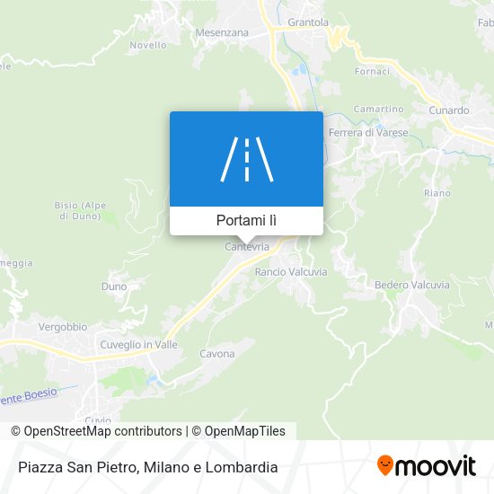 Mappa Piazza San Pietro